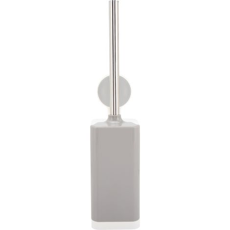 Ensemble Brosse Toilette Et Support - Poignée Acier Inoxydable - Installation Sans Perçage Pour Salle De Bain - Lot De 1 (1/5)