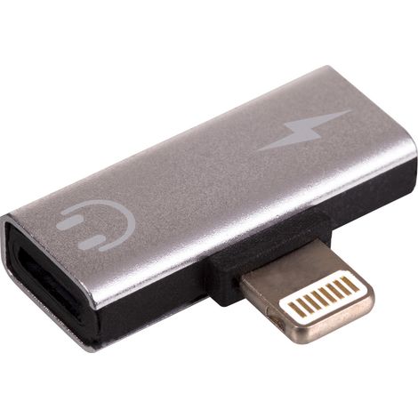 Akyga AK-AD-64 2x Adattatore Lightning per cuffie iPhone + Ricarica (1/3)