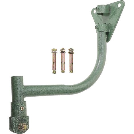 Filiyano – Support mural pour ventilateur industriel, robuste et fiable, en fer, lot x1, vert, 35 x 33 x 3,5 cm (1/5)
