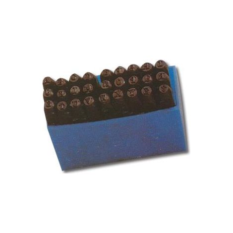 Juego de sellos para figuras Geko G01813, punzón de 8 mm, multicolor, ideal para grabar y crear figuras en materiales, herramienta precisa y resistente para estampado