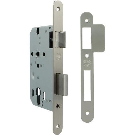 AMIG Serrure encastrée 332 50/70 Acier Chromé mat (1/4)