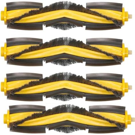 Juego de cepillos principales de 4 piezas para aspiradoras Ecovacs DEEBOT OZMO 920/950/T5/T8/T8 AIVI/T8 Max/N7/N8/N8+/N8 Pro/N8 Pro+ (1/5)