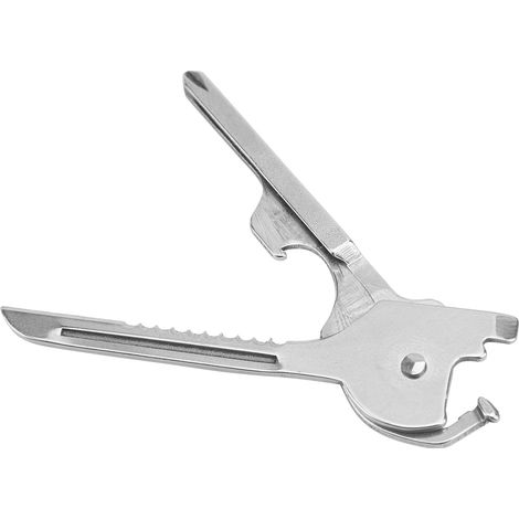 6-in-1-Multitool-Schlüsselanhänger-Set: Taschenmesser, Schraubendreher, Flaschenöffner, Klinge (1/5)
