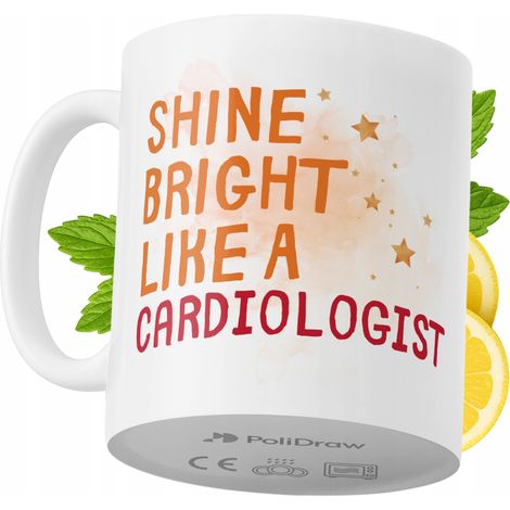 Tazza divertente e umoristica per cardiologo, ideale per caffè e tè, con grafica e testo spiritosi. Perfetta per compleanni, onomastici e festività. Tazza premium per occasioni speciali, ideale per ca (1/5)