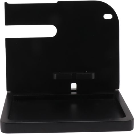 Station d'accueil multifonctionnelle pour téléphone portable, portefeuille, porte-montre et clés, organisateur de table de nuit, couleur foncée (1/5)