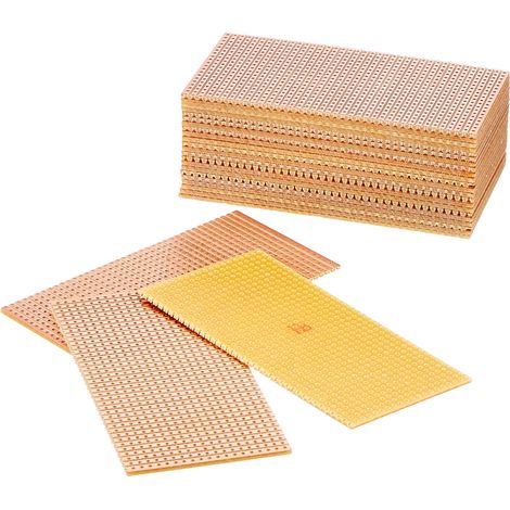 Rademacher 710-1 Basetta a strisce (25 pezzi) Cartoncino 50 x 100 mm, passo 2,54 mm, 39 tracce, rivestimento in rame unilaterale 35 µm, spessore della basetta 1,6 mm (1/3)