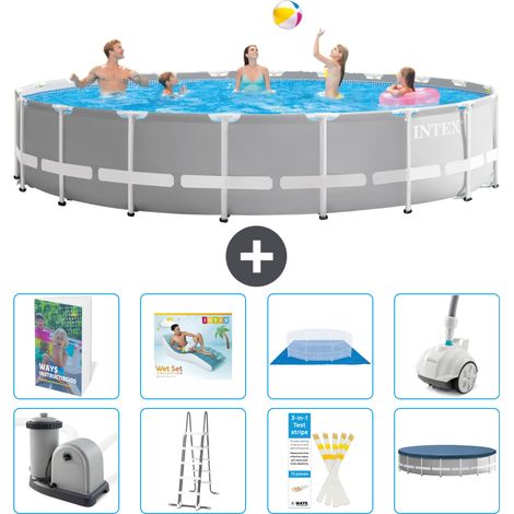 Intex Piscine Prism Frame Ronde - 610x132 cm - 9-pièces S584 (1/4)