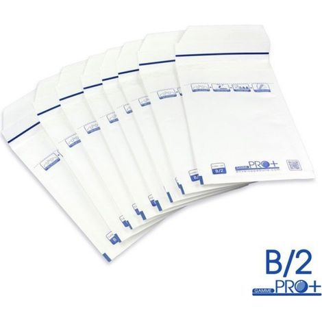 Enveloppes à bulles - - Lot de 100 - Blanc - Format B/2 - Fermeture autocollante (1/3)