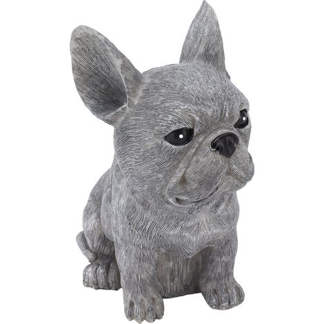 Statues de chien pour jardin, à faire soi-même, réalistes, en résine résistante aux fissures, décoration pour cour et pelouse.