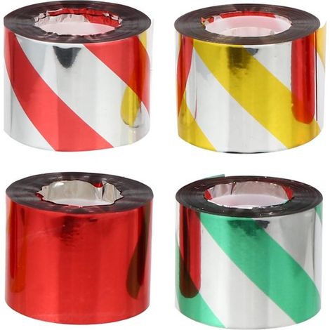 4er Packung: 80 m lang x 4,8 cm breit Reflektierendes Vogelabwehrband für Gärten und Obstplantagen Klebeband: Verhindert effektiv, dass Vögel an (1/4)