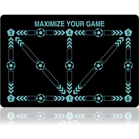 Tapis Pédagogique pour l'Entraînement Footballistique - Développe la Technique, le Contrôle et la Coordination - Pour un Entraînement Efficace à Domicile (1/5)