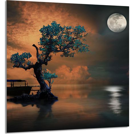 PANEL DE VIDRIO PARA COCINA 60x65 Árbol (1/5)