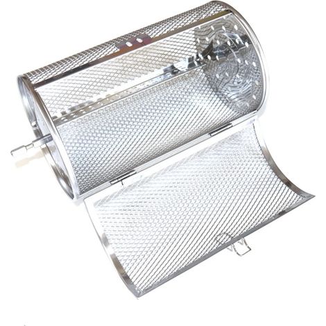 Grille à rôtisserie en acier inoxydable, tambour rotatif, panier de four, cage de cuisson