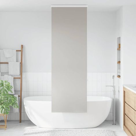 Store enrouleur de douche avec cassette largeur du tissu 56 cm (1/5)