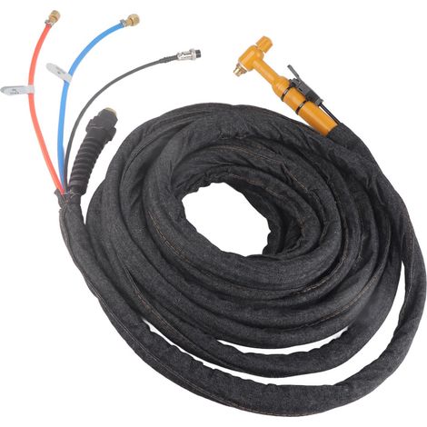 Torche de soudage TIG refroidie à l'eau et à l'air, pistolet de soudage GTAW à l'argon, outil de soudage pour le traitement, longueur de 10 m / 32,81 pi