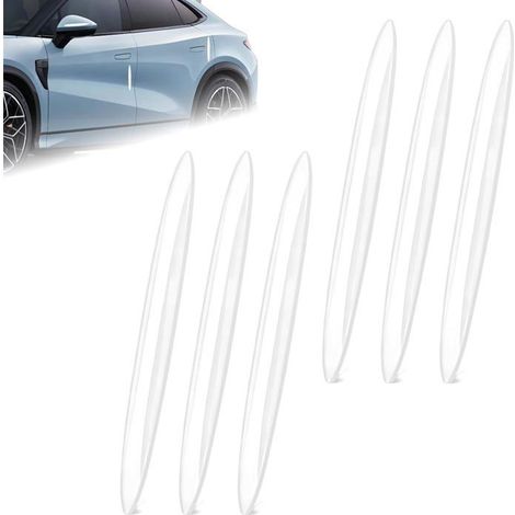 6Pcs Protection Portiere Voiture,Bande De Protection Anti-Frottement Pare-Chocs,Voiture Bandes Anti Collision,Convient À La [EC52] (1/5)