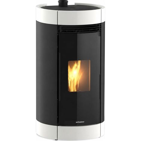 Estufa de Pellets Estanca 8 kW ADNA Blanca hasta 72 m²