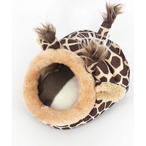 Guinea pig bed, calming hideaway for guinea pigs, warm fur for guinea pigs, hamsters, hedgehogs, ferrets, dwarf rabbits and other small animals (1/3)
