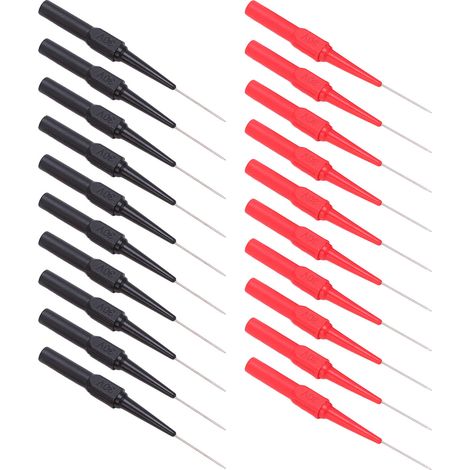 10 Paires de Pointes de Test Isolées 0.7mm avec Douilles 4.0mm pour Diagnostic Électrique Auto (1/5)