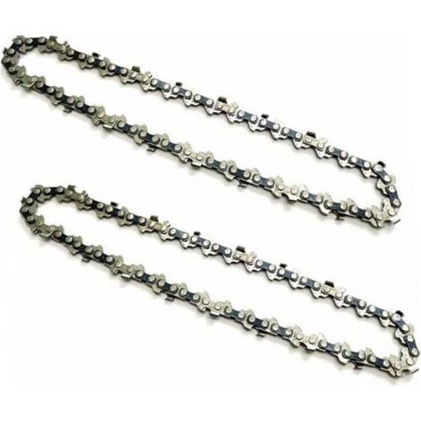 2Pices 6 pouces chanes de scie chane pour mini trononneuse rechargeable main chain,Pas de la chane1/4,Jauge de la chane 0.043/1.1mm,Maillons d'entranement 37DL,Longueur de coupe utile15cm (1/4)