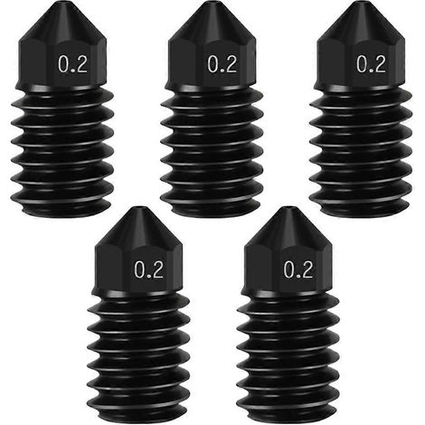 Für Bambu Lab A1 Düse Gehärtete Stahldüsen für Bambu Lab A1 Mini-Düsen-Kit für Bambulab A1 Hotend 0,2 mm (0,2 mm) (1/5)