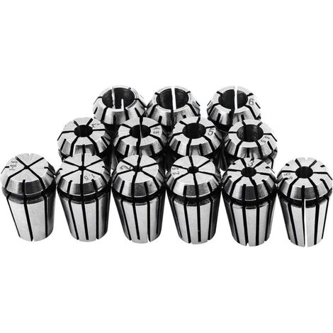13 pinze ER11, mandrini per pinze ER11, porta pinze a molla ER11 da 1–7 mm per utensili di fresatura per incisione - Crezuo