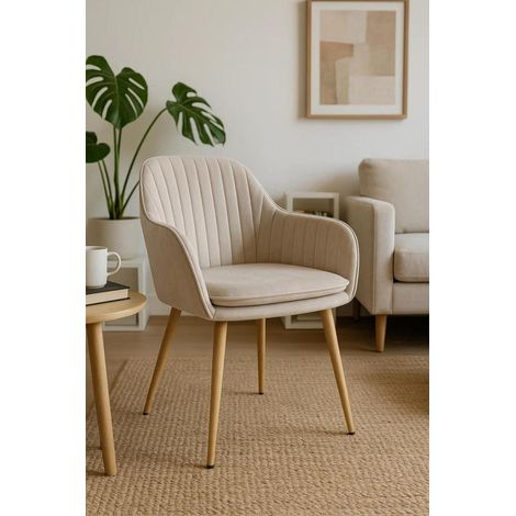 Sillas Comedor - Silla Chic - Beige (1/5)