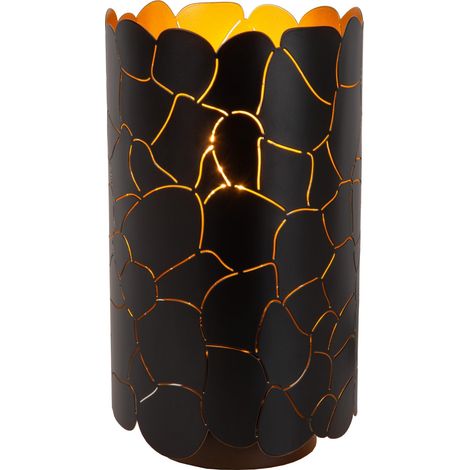 Lucide ALMELO - Tischlampe - Ø 15 cm - 1xE27 - Schwarz (1/4)
