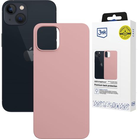 Apple iPhone 15 - 3mk Hardy MagSilicone Rosa (1/5)