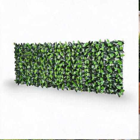 Voile de camouflage artificiel vert 3 x 1 m en PE (1/5)