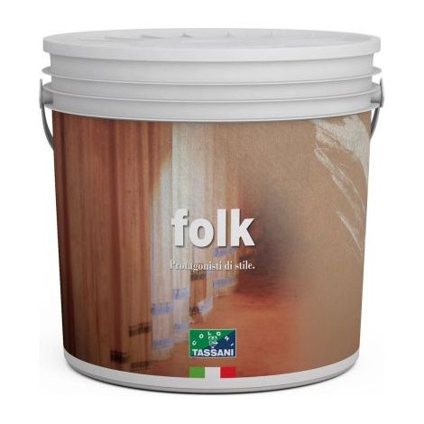 FOLK 2,50 LT. TASSANI SPATOLATO LISCIO PITTURA DECORATIVA RIFLESSO METALLESCENTE