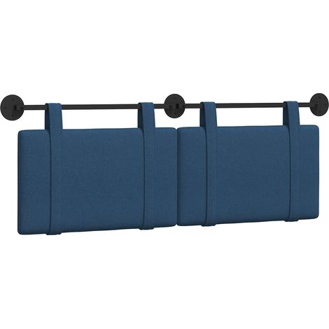 Maison Exclusive - Hängendes Kopfteil Blau Stoff