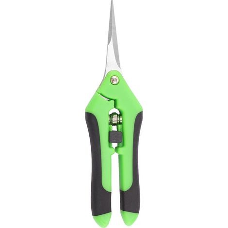 ciseaux jardinage, ciseaux de jardin ciseaux de jardin ciseaux de vigne ergonomiques avec lame en acier inoxydable pour branches, fleurs, roses, fruits, plantes, bonsaïs, facile à utiliser (1/4)