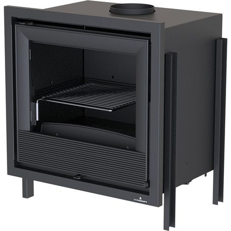 Inserto para chimenea de leña con turbina 11 kW HOLGUIN - Toma de aire exterior: SIN