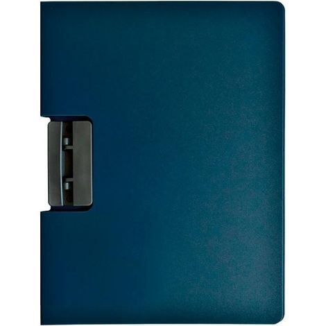 A4-Karton, marineblau, geschlossen, mit Klammer
