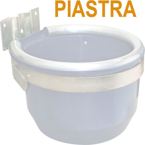 Piastra di fissaggio al muro per mangiatoia tonda in plastica ERO25442