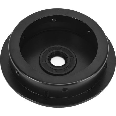 Flangia freno a tamburo posteriore nera da 13 cm per motociclette, adatta ai modelli YBR, CG, GN, GS, 125cc, 150cc e GY6.
