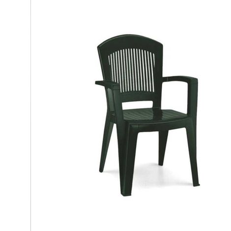 Poltrona da esterno in resina Super Elegant verde Scab Design