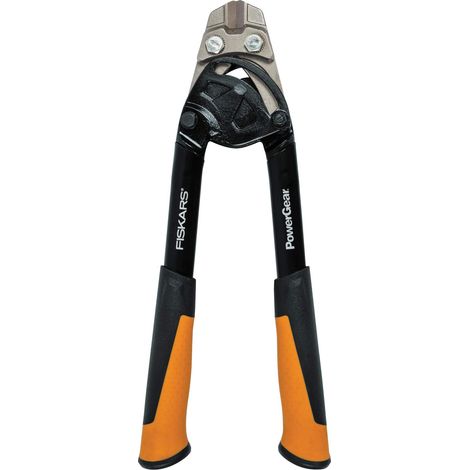 Fiskars Tagliabulloni, Fino al 30% di potenza in più, Lunghezza 26 cm, Acciaio/Plastica, Nero/Arancione, PowerGear, 1027213 (1/4)