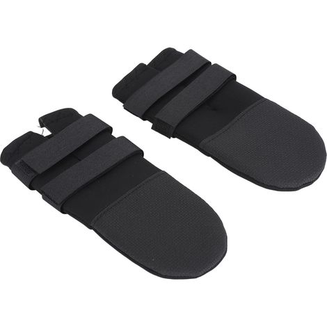 Lot de 2 protège-pattes en caoutchouc antidérapants et imperméables pour chien, bottes ajustables, couvre-pieds souples pour chien, idéales pour la cicatrisation des plaies (taille S). (1/5)