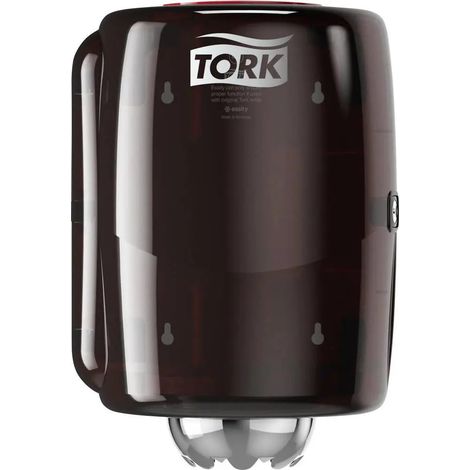 [NEUWERTIG] B-Ware Tork Papierhandtuchspender Wischtuchspender Schwarz Kunststoff Performance M2