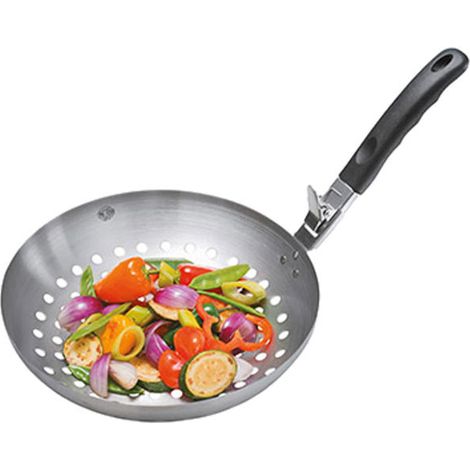 Gefu Wok Inox 28 cm mit abnehmbarem Griff (1/4)