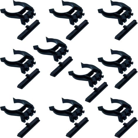 Cylingcolors - 10 clip per piastra da avvitare a coda di albero, in plastica, per mobili, 28 mm, 34 mm, per cucina e bagno, diametro 28 mm (a tenone) (1/2)
