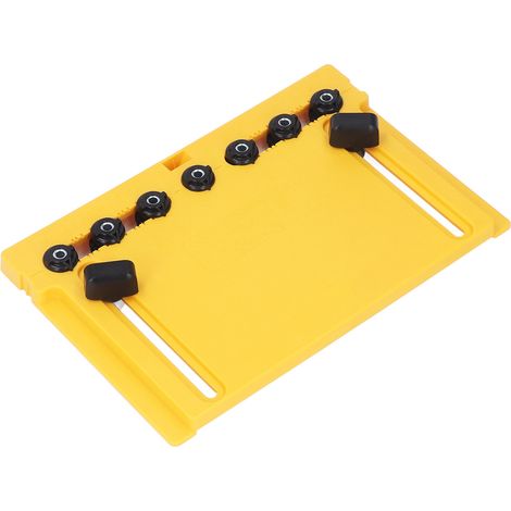 Kit Perçage Multifonctionnel avec Poignée, Gabarit de Percage Bois pour Porte d'Armoire Maison, Outil de Forage Précis (1/5)