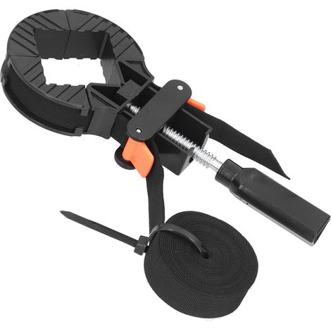 Serre-cadre en bois réglable 90° avec sangle, pince de maintien pour menuiserie (1/5)