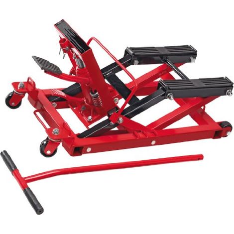 cartrend Piattaforma di sollevamento per motociclette 0.68 t Altezza operativa: 12.5 - 41.7 cm (1/3)
