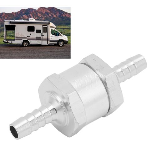 Clapet anti-retour unidirectionnel en alliage d'aluminium pour carburant, essence, diesel, eau - 6mm (1/5)