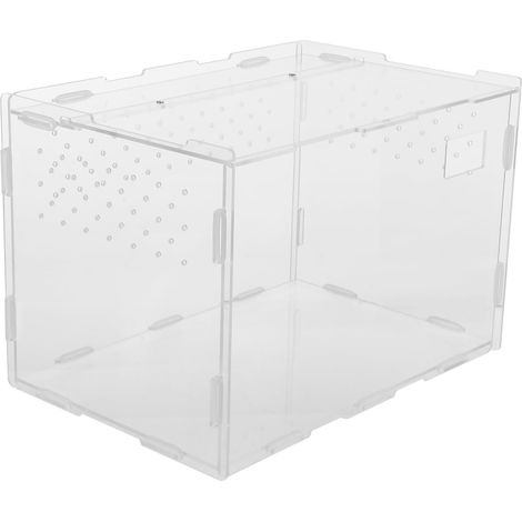 Reptile Breeding Box, Animal-Proof Container, Terrarium for Turtles and Lizards, Storage Tank for Climbing Animals (1/5)