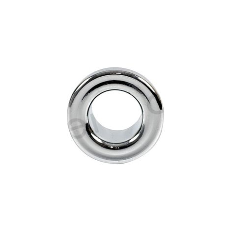 Rosette für Überlaufloch 19 mm Chrom Kunststoff
