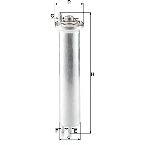 Filtre MANN-FILTER WK5322